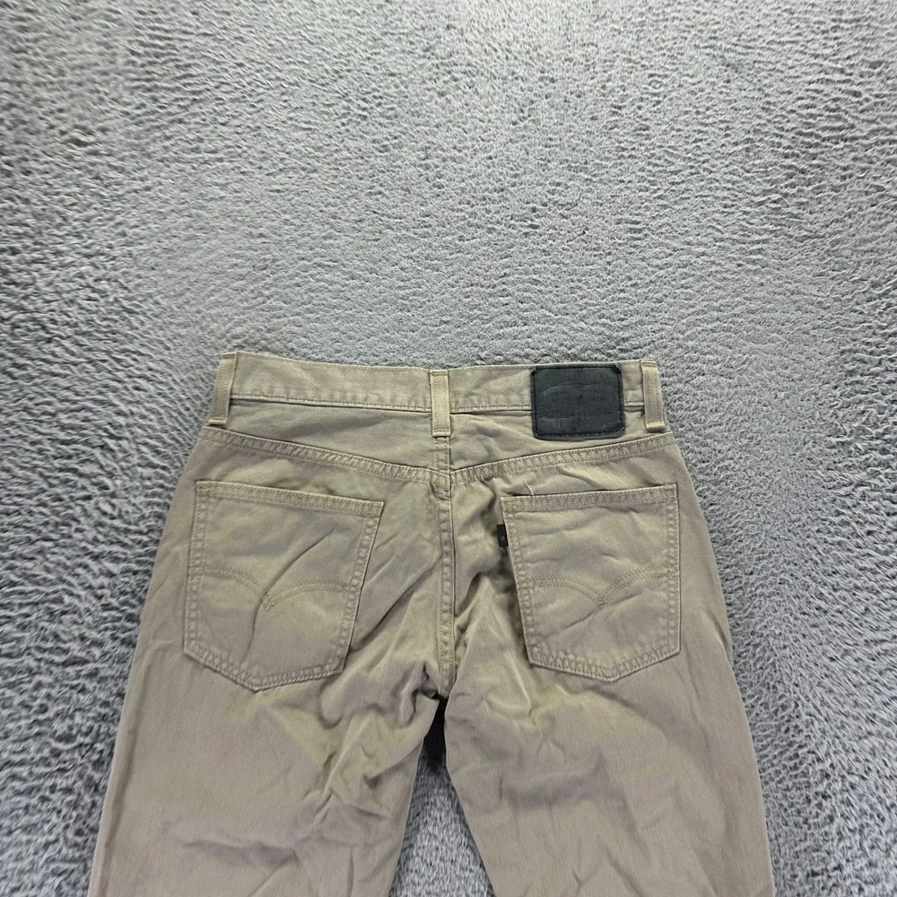 Levi's 511 Jeans Mens 30x30 Beige Cotton Denim Straight Leg Travel Workwear